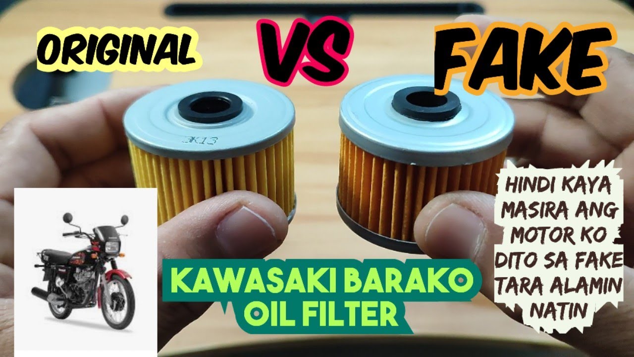 Ok lang bang gumamit ng mumurahin replacement oil filter sa nga kawasaki barako?