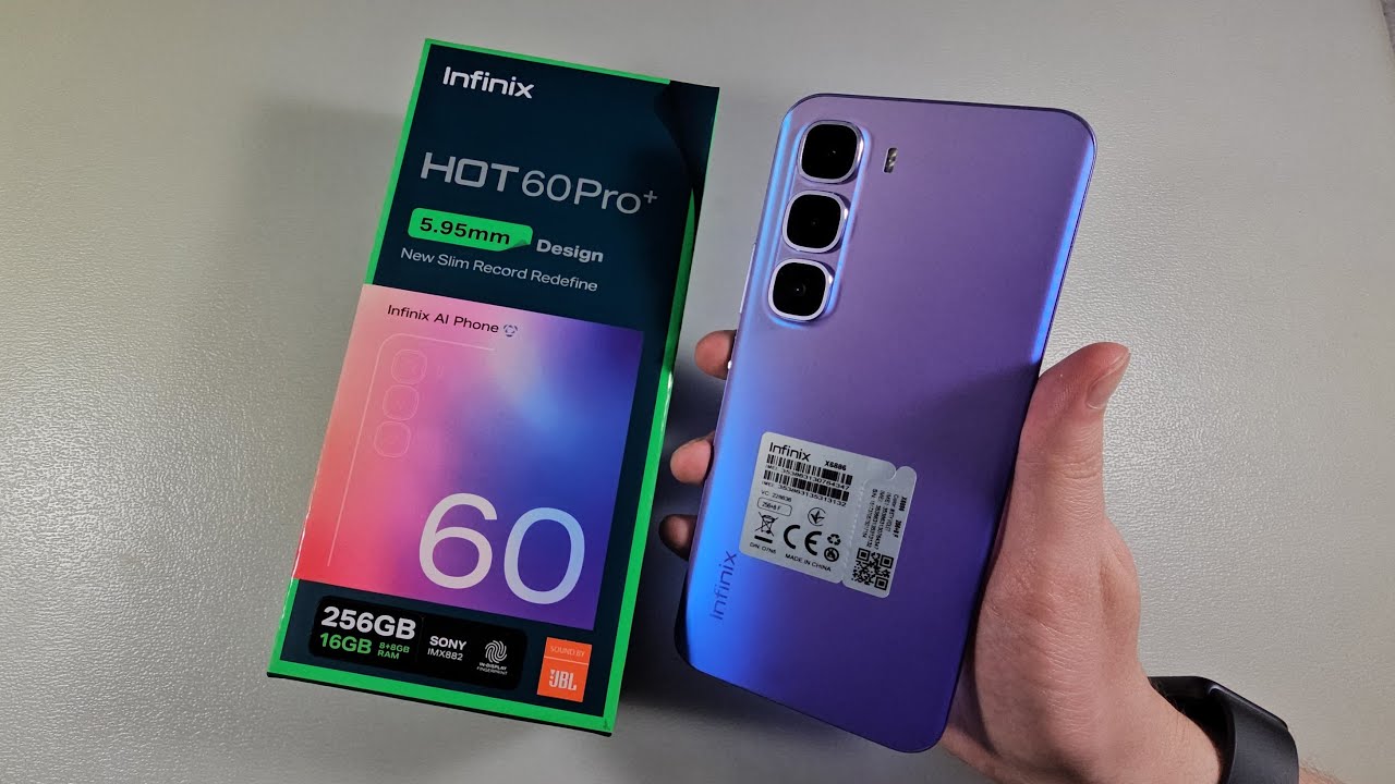 ОБЗОР INFINIX HOT 60 Pro Plus 8/256GB СВЕРХТОНКИЙ, ПЛЮСЫ И МИНУСЫ