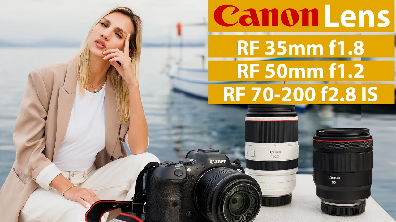 СРАВНЕНИЕ ОБЪЕКТИВОВ CANON RF 35mm f1.8, RF 50mm f1.2, RF 70-200mm f2.8 IS