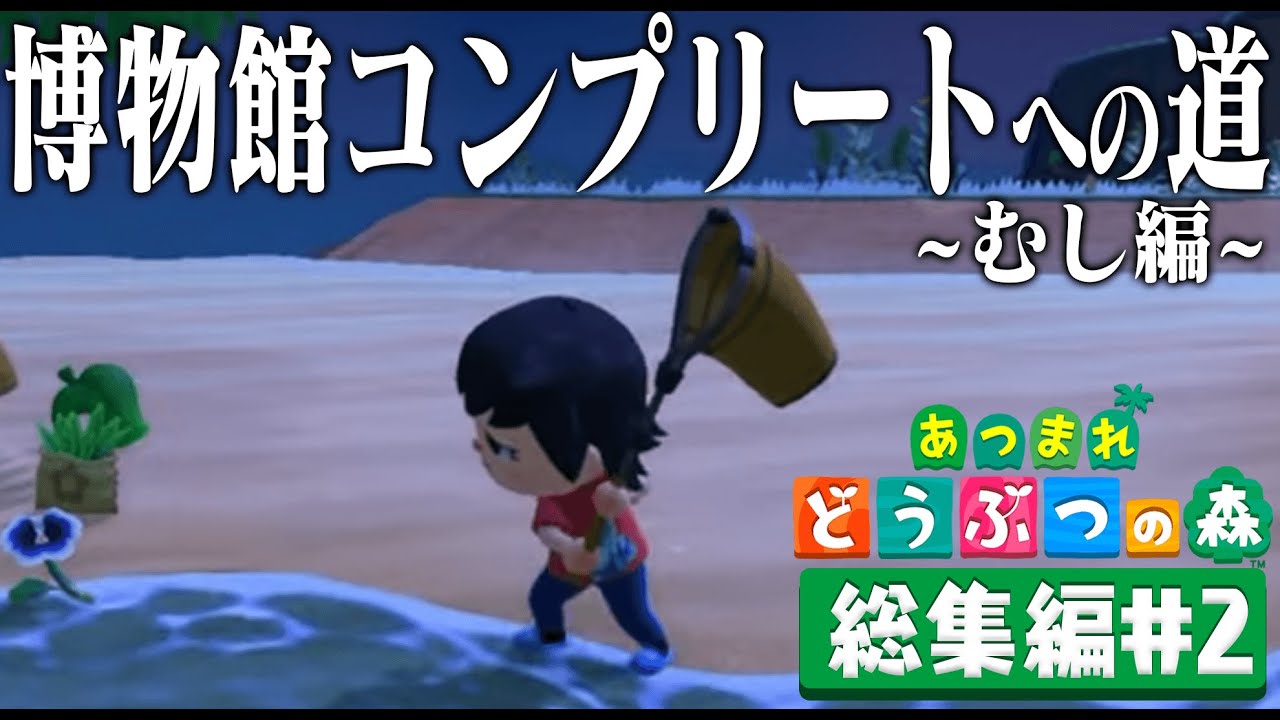 ドコムスの「あつまれどうぶつの森～博物館コンプリート～むし編」総集編#2【ドコムス切り抜き】