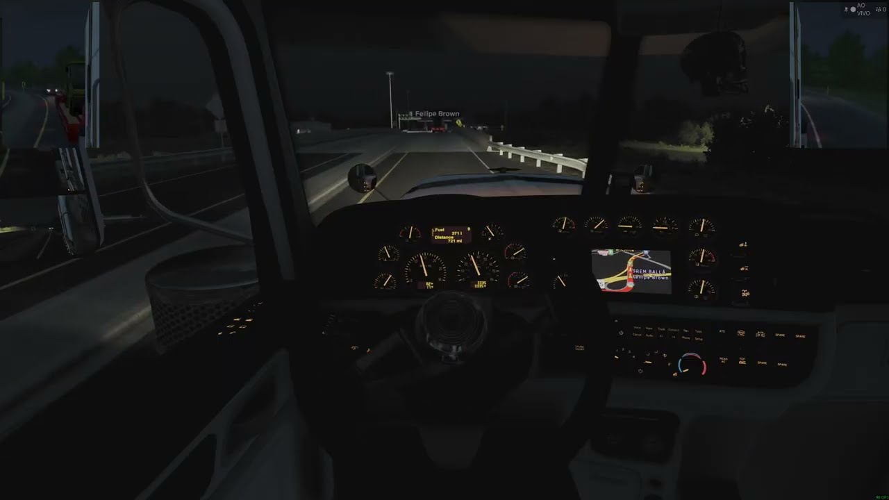 Transportando cargas com Peterbilt 389 pelos Estados Americanos em comboio (Servidor dedicado)