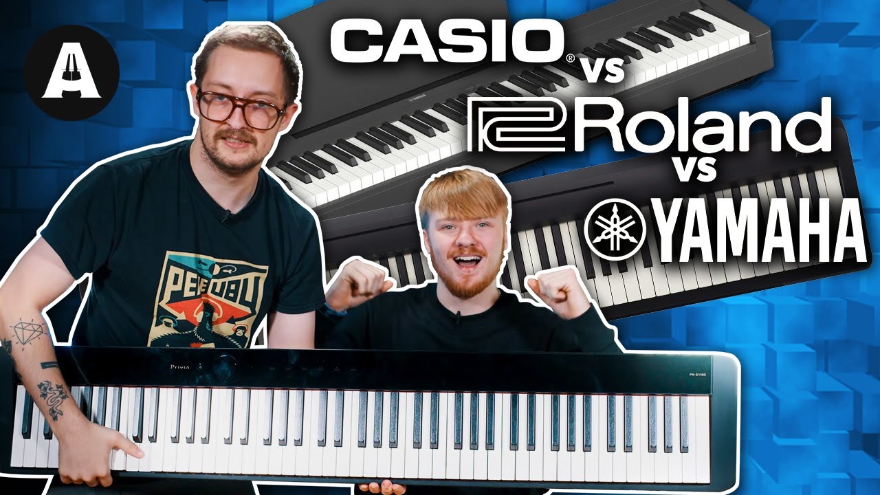 Сравнение клавиатур для начинающих! - Roland FP-10 против Yamaha P145 против Casio PX-S1100