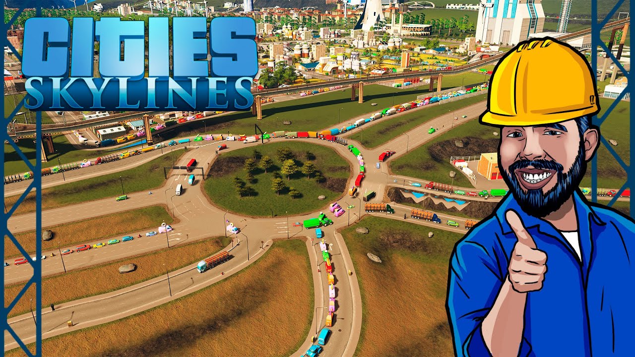 IMPORTÂNCIA DE UM BOM ANEL RODOVIÁRIO! 🚗 - Cities Skylines  - CONSERTANDO O TRÂNSITO