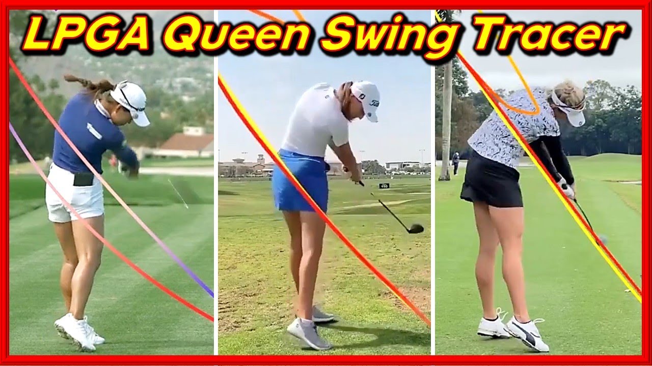LPGA Top Leaders' Various & Beauiful Swing Tracers