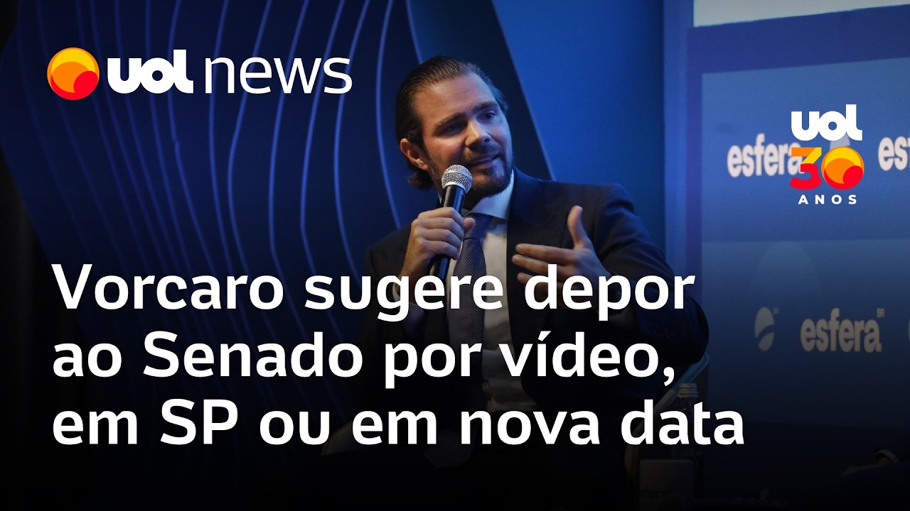 Vorcaro sugere depor ao Senado por vídeo, em São Paulo ou em nova data