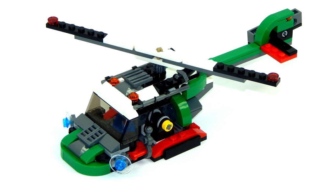 Lego Creator 31037 Adventure Vehicles Model B Helicopter Speed Build