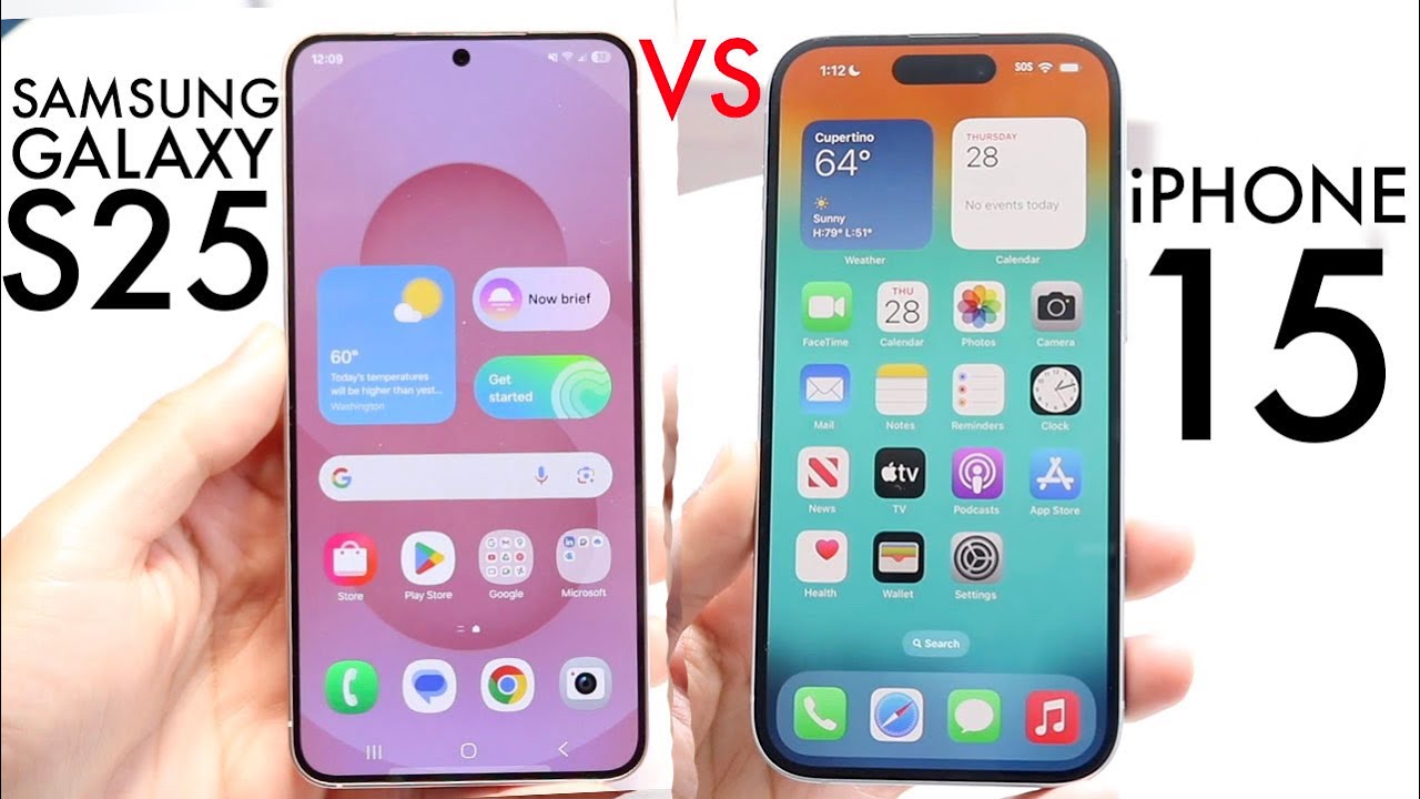 Samsung Galaxy S25 против iPhone 15! (Сравнение) (Обзор)