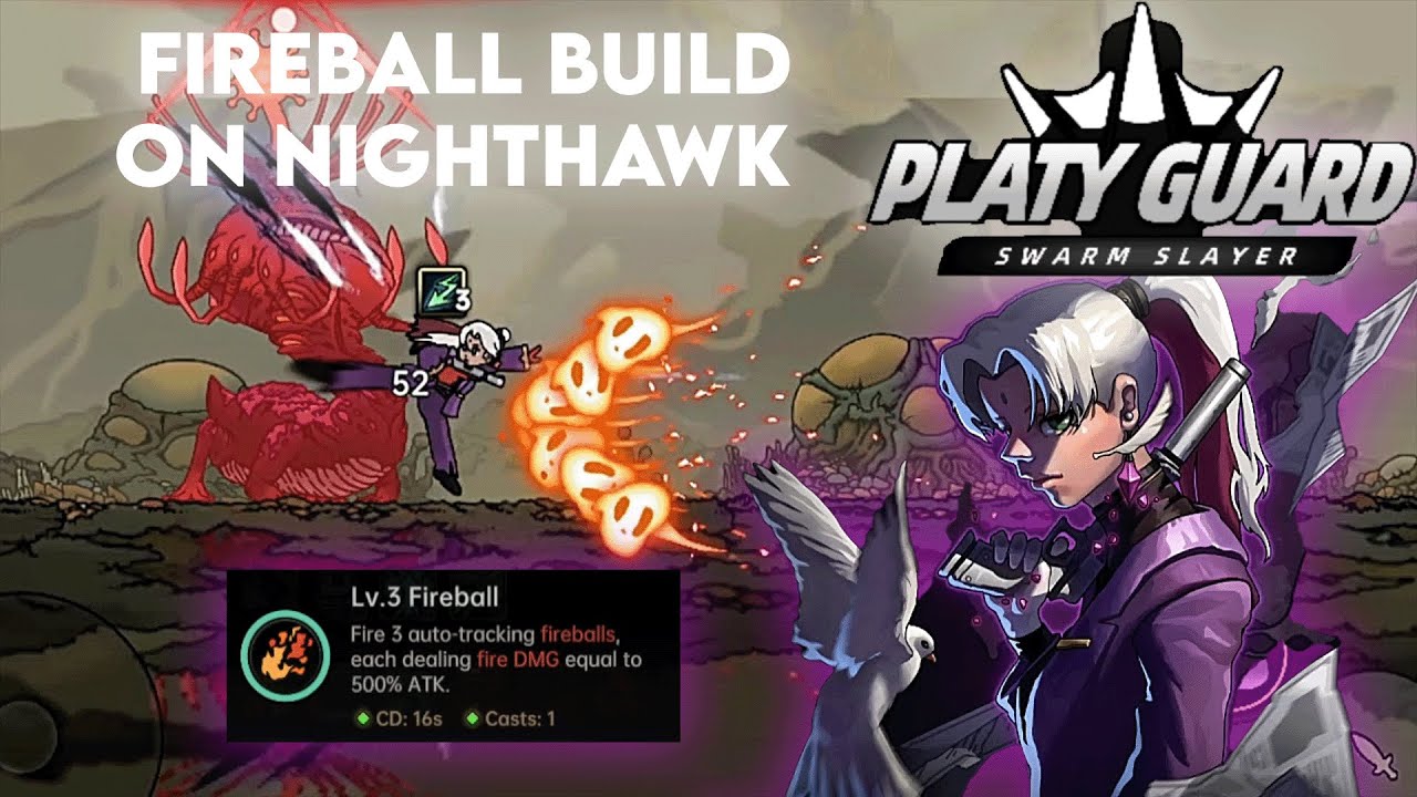FULL BUILD Fireball Build on Nighthawk is so FUN! - PlatyGuard Swarm Slayer 1.0.2