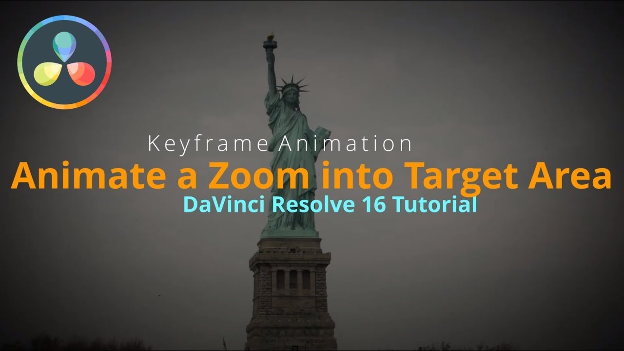 Animate a Zoom into a Target Area | DaVinci Resolve 16