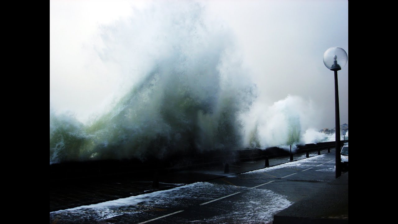 Saint-Malo Grande marée janvier 2015 Springflut High tide waves marea grande