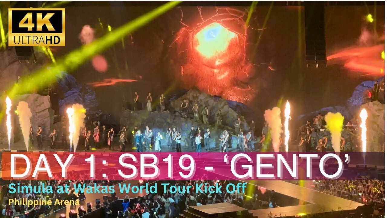 [FANCAM] DAY 1: SB19 - 'GENTO' Performance at SAW World Tour Kick Off Philippine Arena (053125)