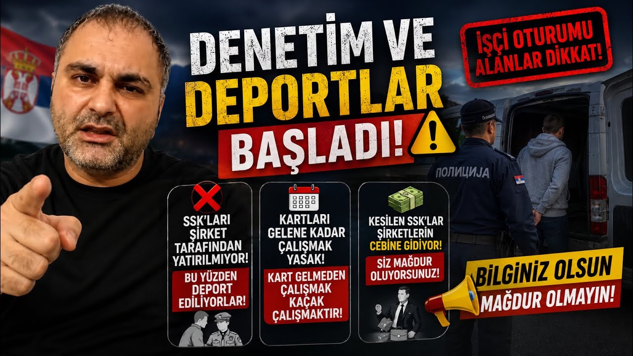 Deportlar başladı #sırbistan #kurye #kurir 