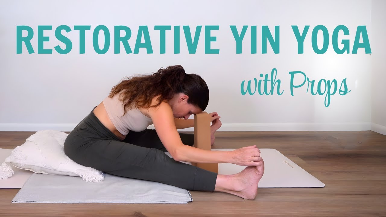 Restorative Yin Yoga With Props | 40 Min Tension Release & Deep Relaxation