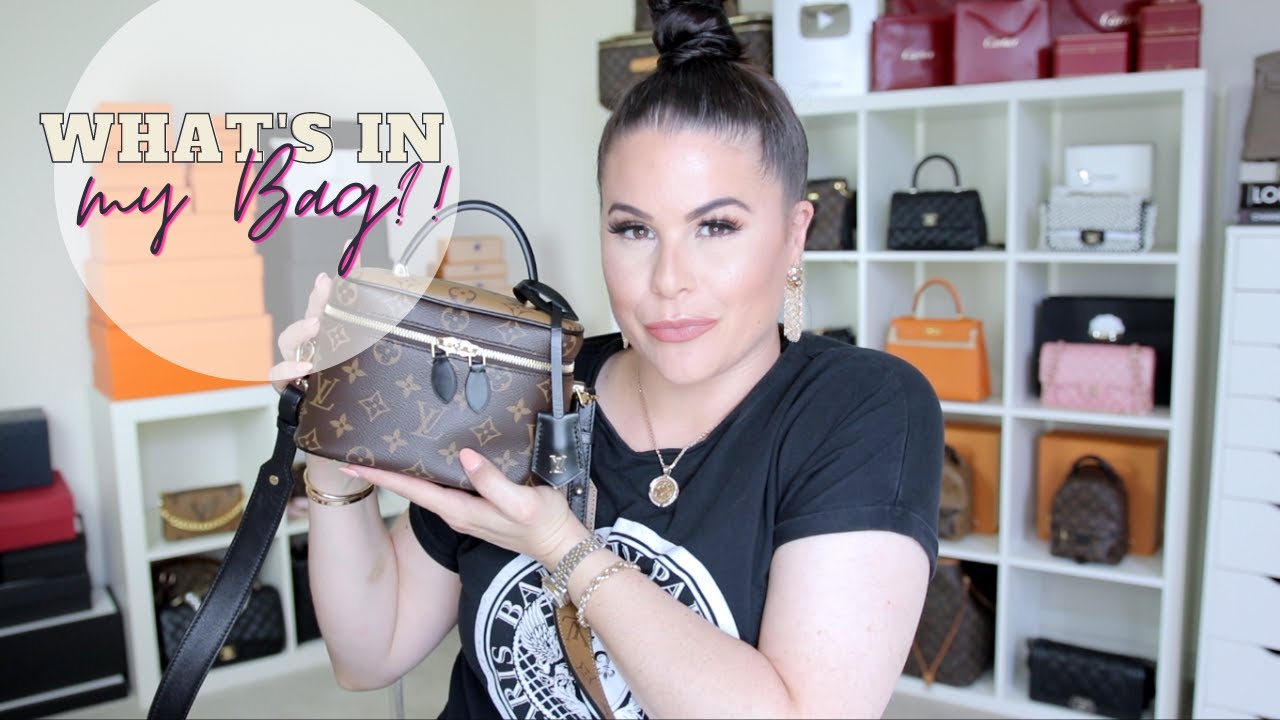 WHAT'S IN MY BAG!! Louis Vuitton Vanity PM | Jerusha Couture