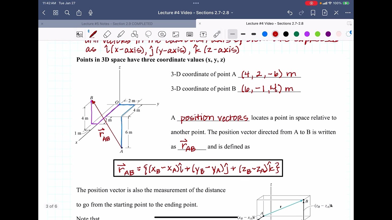 Lecture #4 Video - Sections 2.7-2.8