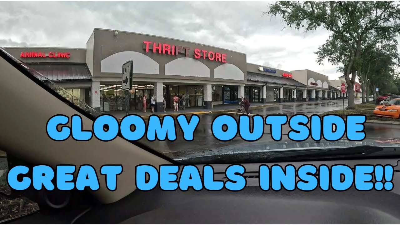 We Didn't Let The Rain Stop Us From Finding Great Deals!