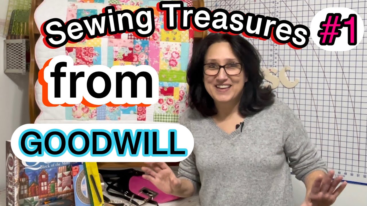 My Sewing Supply Thrift Haul ~ Amazing Goodwill Sewing Treasures