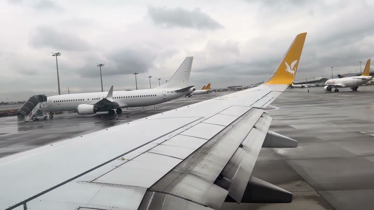 Pegasus Airlines B737-800 Sabiha Gokcen Takeoff (LTFJ)