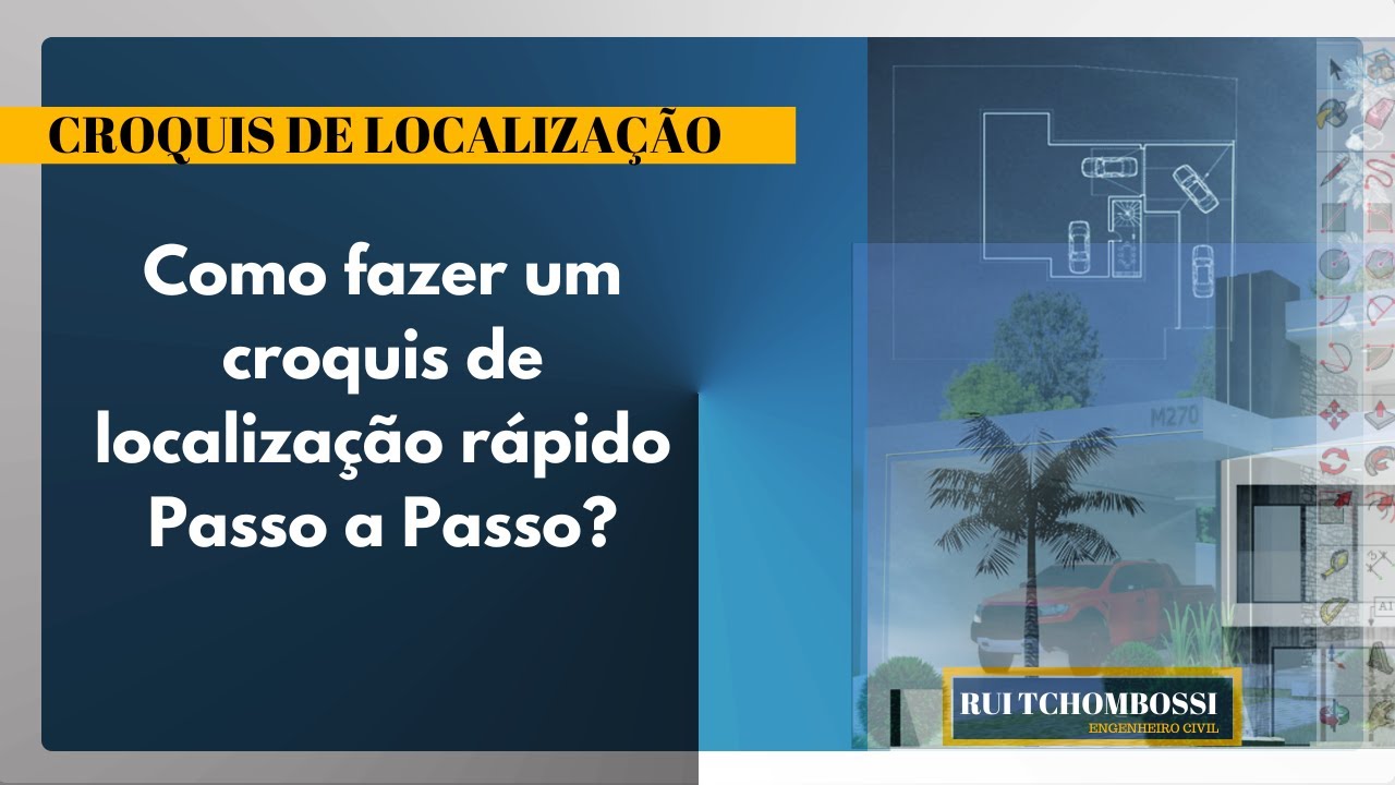 Como fazer um croquis de localização rápido Passo a Passo