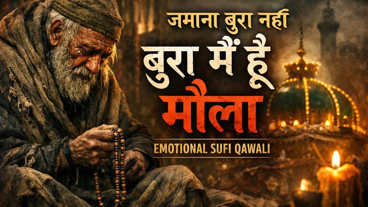 जमाना बुरा नहीं बुरा मैं हूँ मौला | Emotional Sufi Qawwali | Heart Touching Sad Qawwali 2026