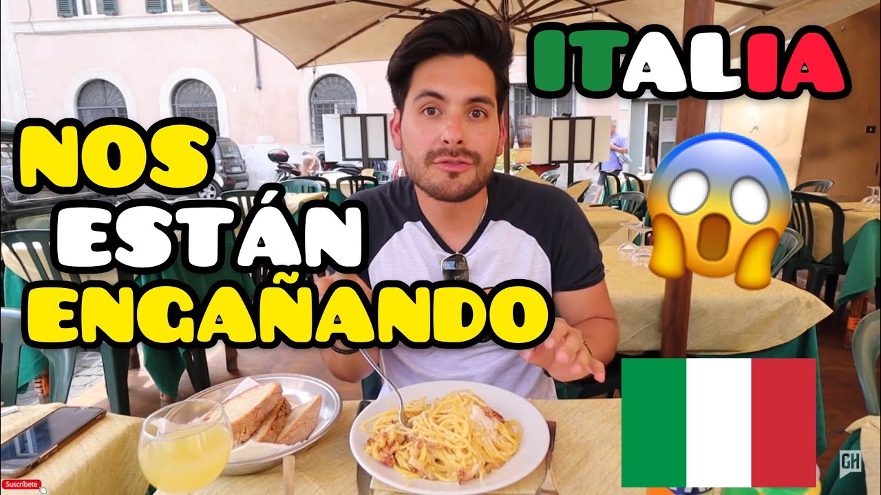 LA COMIDA ITALIANA es un ENGAÑO COMO la CONOCEMOS | En ROMA es 100% Diferente ft @Angeliana Khiyami​