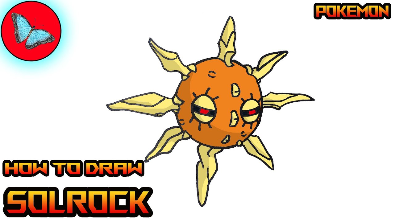 How To Draw Pokemon - Solrock