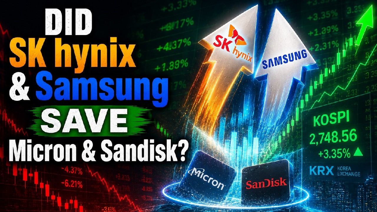 Did Sk Hynix & Samsung Save Micron & Sandisk? KOSPI stock market