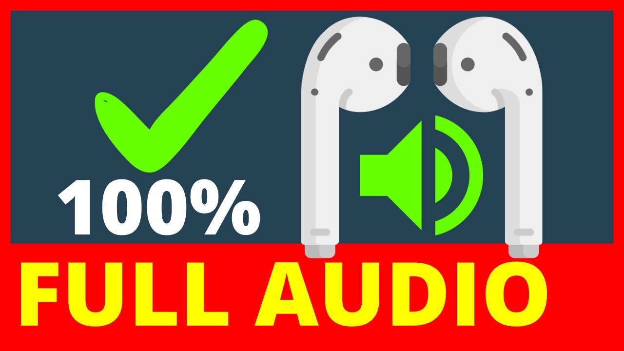 Потеря звука в наушниках AirPods? 2 проверенных способа вернуть полноценный звук | Handy Hudsonite