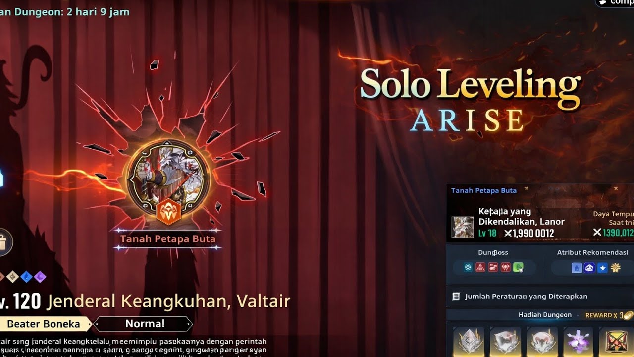 SOLO LEVELING ARISE | Tanah Petapa Buta – Lawan Lanor Lv 118 di Bengkel Cahaya!