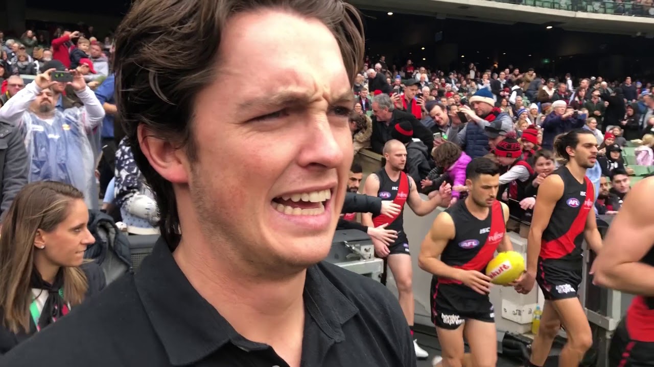 Scotty James Coin Toss Round 16 Essendon Vs. Collingwood