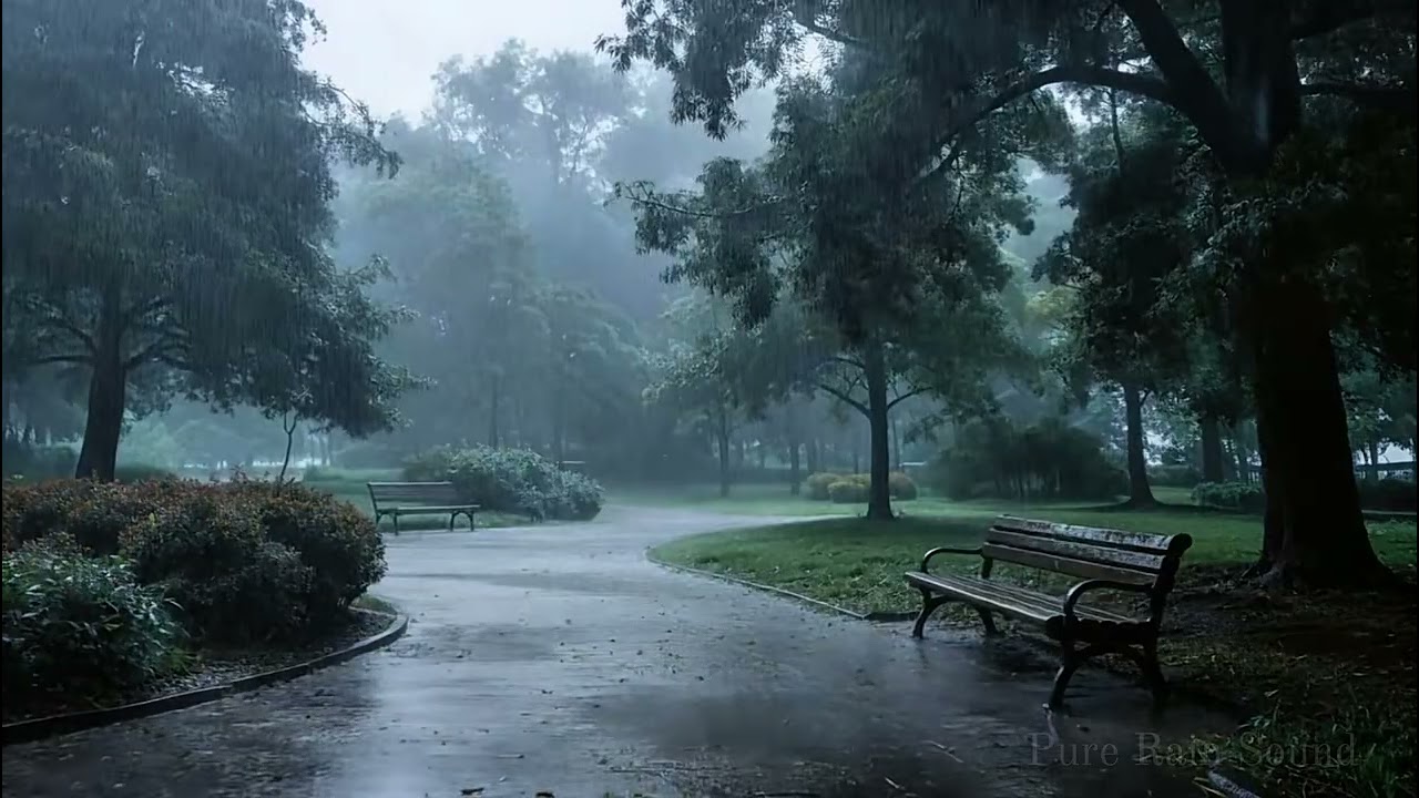 PURE RAIN AMBIENCE 🌧️ | Calm Evening Soundscape