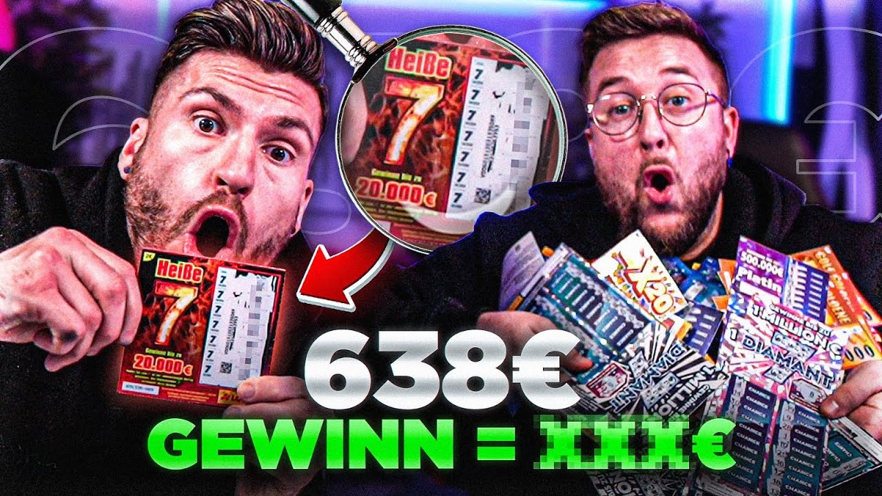 Wir haben von unserm GEWINN (638€) wieder RUBBELLOSE gekauft 😱🤑 Teil 2