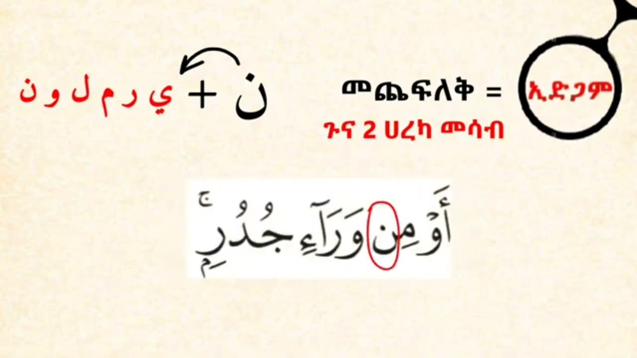 🔀 የተጅዊድ ትምህርት በባለፈው ክፍል (በክፍል ❶❻) መዱል ፈርዒይ አጠቃላይ አምስት አይነት መዶች እንዳሉት እና ከነዛም ውስጥ ስለ መዱል ላዚም በዝርዝር