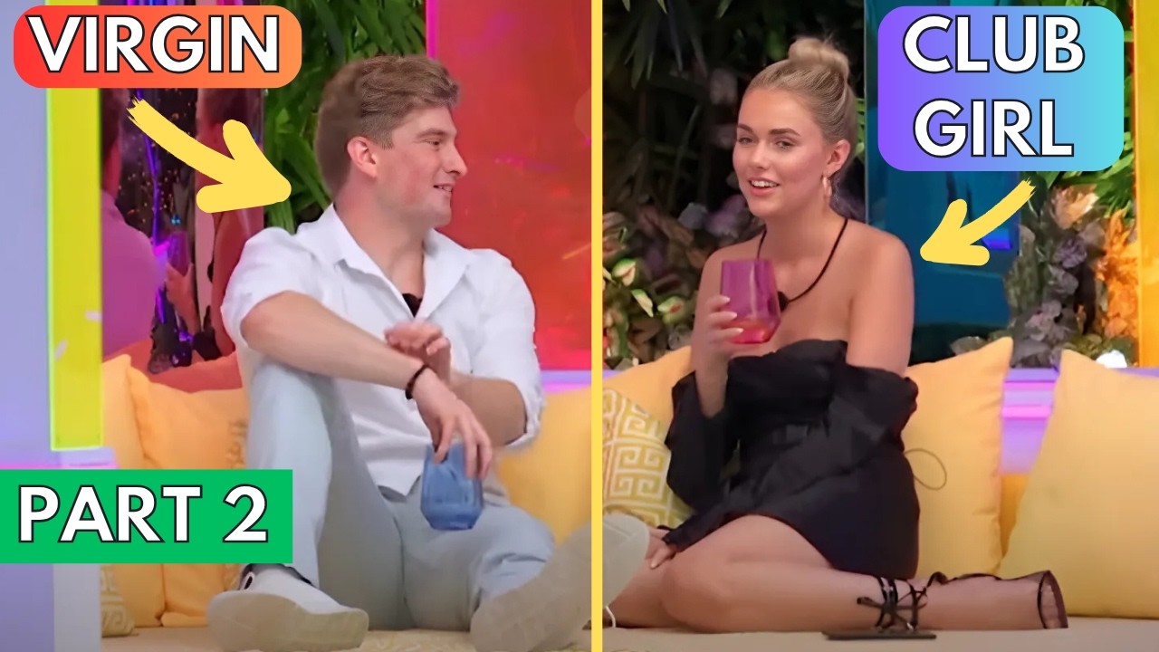 Virgin gets dating lessons from 2 hot girls (Bergie from Love Island) | Part 2