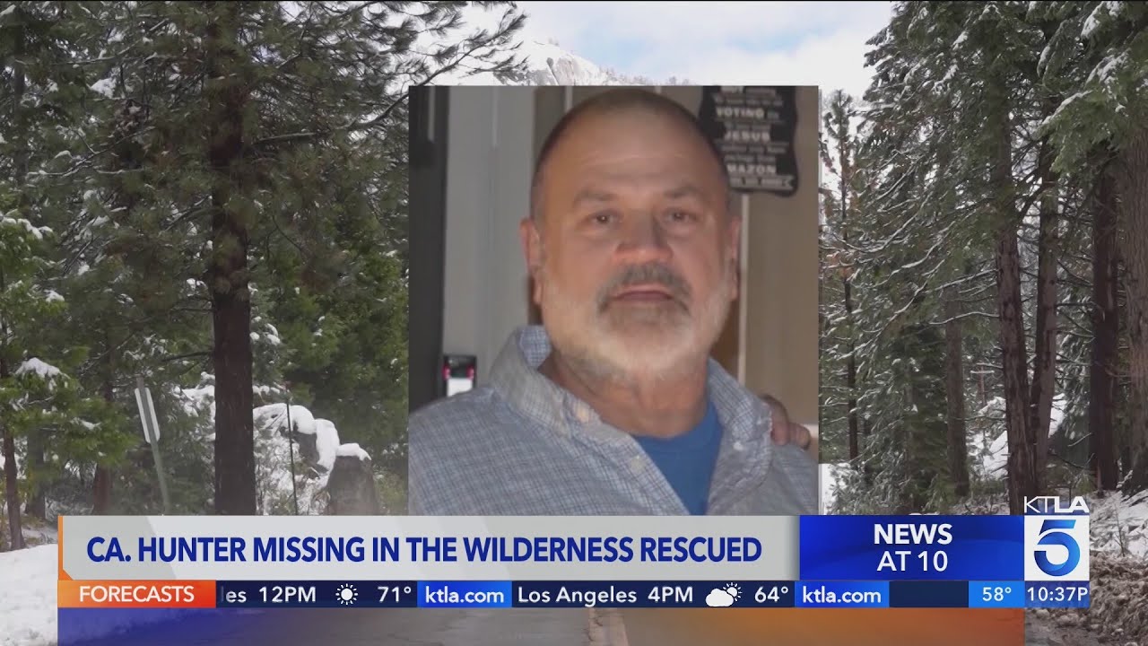 Hunter missing in California wilderness found alive