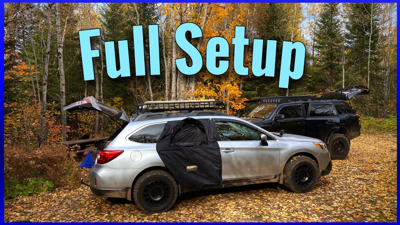 Car Camping Setup For My Subaru Outback | Walk Around | Wilderness Offroad