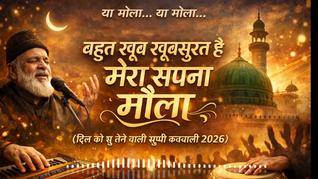 “बहुत खूब खूबसूरत है मेरा सपना मौला”(दिल को छू लेने वाली सूफी कव्वाली 2026)