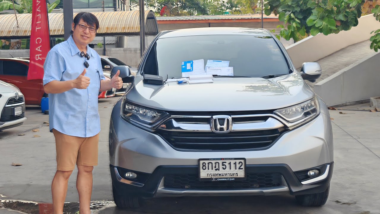 HONDA​ CRV​2.4​EL​ 4WD ปี 19 ไมล์ 80,000 กม. รถสวยจัดมือเดียวป้ายแดง 087-757-5757​ 087-767-6767​