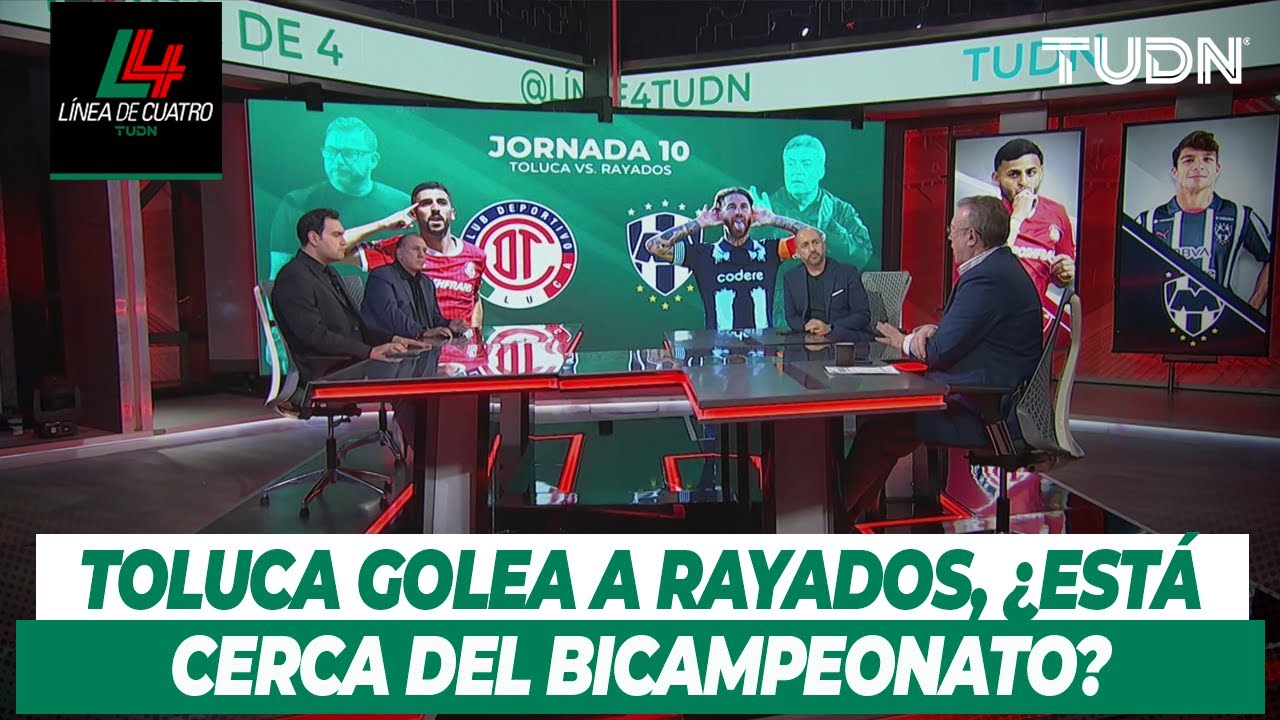 GOLEADA histórica de Toluca a Rayados ⚽️👹 ¿Está cerca el BICAMPEONATO de los Diablos? | Resumen L4