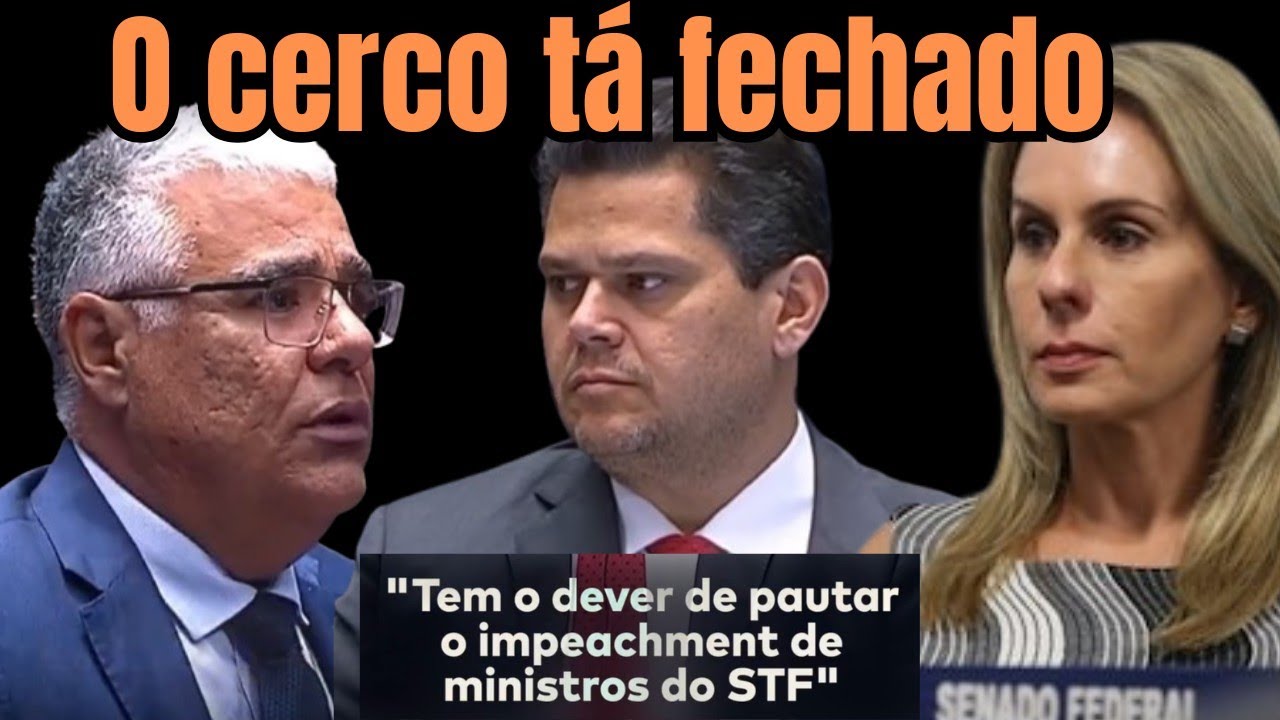 Senador aperta Alcolumbre e lava a Alma dos brasileiros/Senadores vão intimar esposa de Moraes 