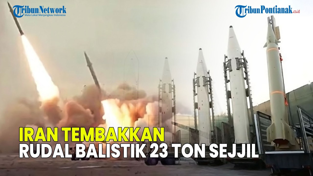 UPDATE❗ IRAN TEMBAK RUDAL BALISTIK 23 TON SEJJIL BOMBARDIR ISRAEL