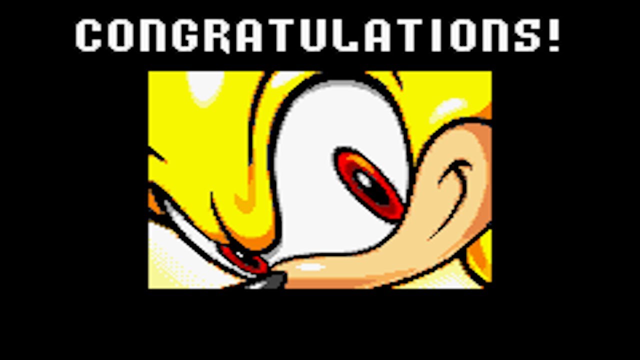 Sonic Advance 1: Finale: The Moon Zone & Super Sonic Ending
