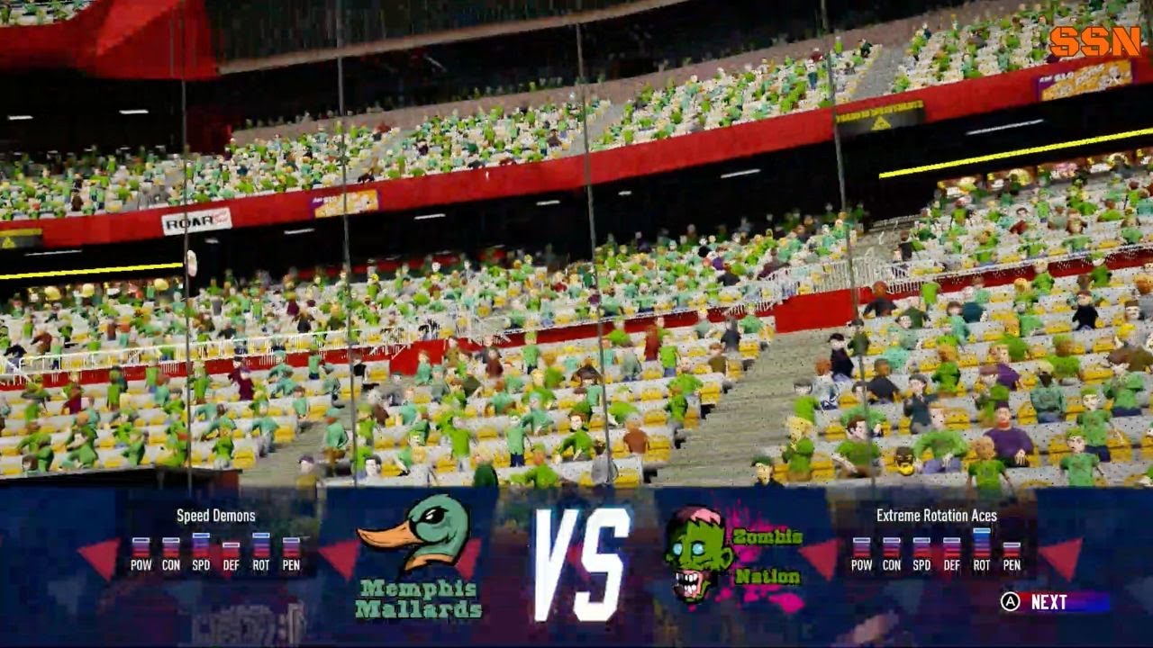 Super Mega Baseball 4 Season- Memphis Mallards (5-6) vs Zombie Nation (5-7) Doubleheader Game 1