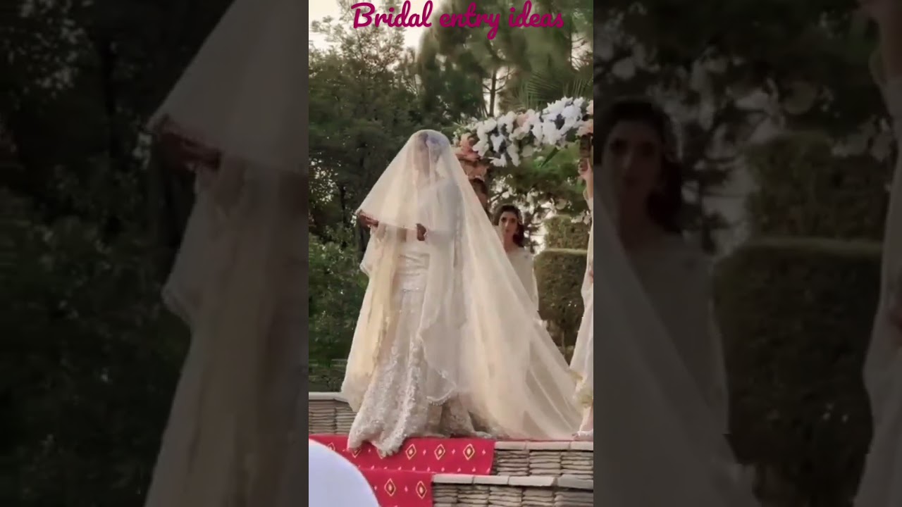 bridal entery in barat | bride entry pakistani wedding | bride entry ideas