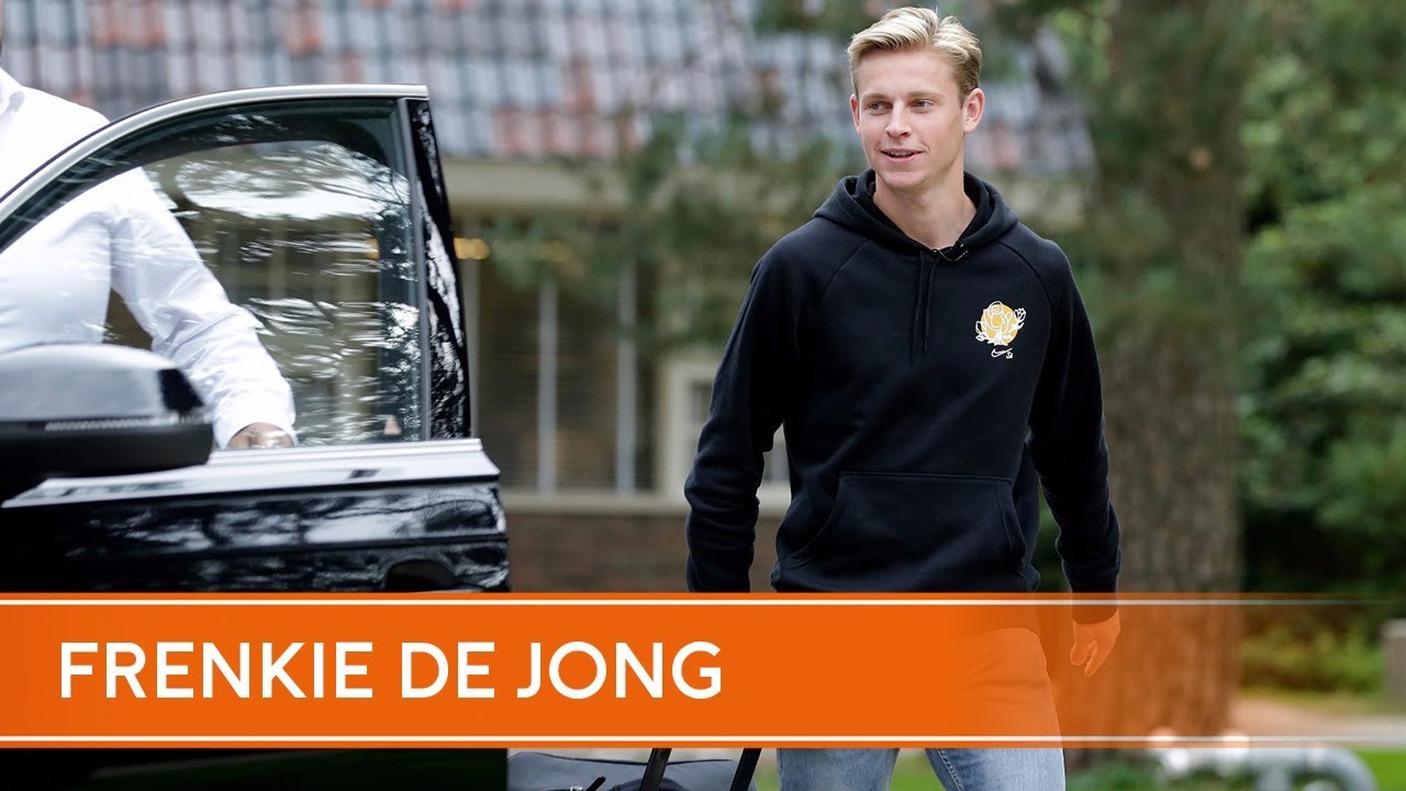 Frenkie de Jong voor de eerste keer bij het Nederlands elftal