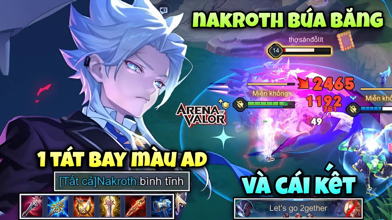 Thử Lên Build Búa Băng Cho Nakroth Sẽ NTN Và Cái Kết “ 1 Tát Bốc Hơi AD “ Huỷ Diệt Luôn Team Bạn !!!
