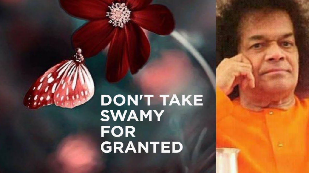 Sri Sathya Sai's Grace is There Forever, But You Must Give Your Effort