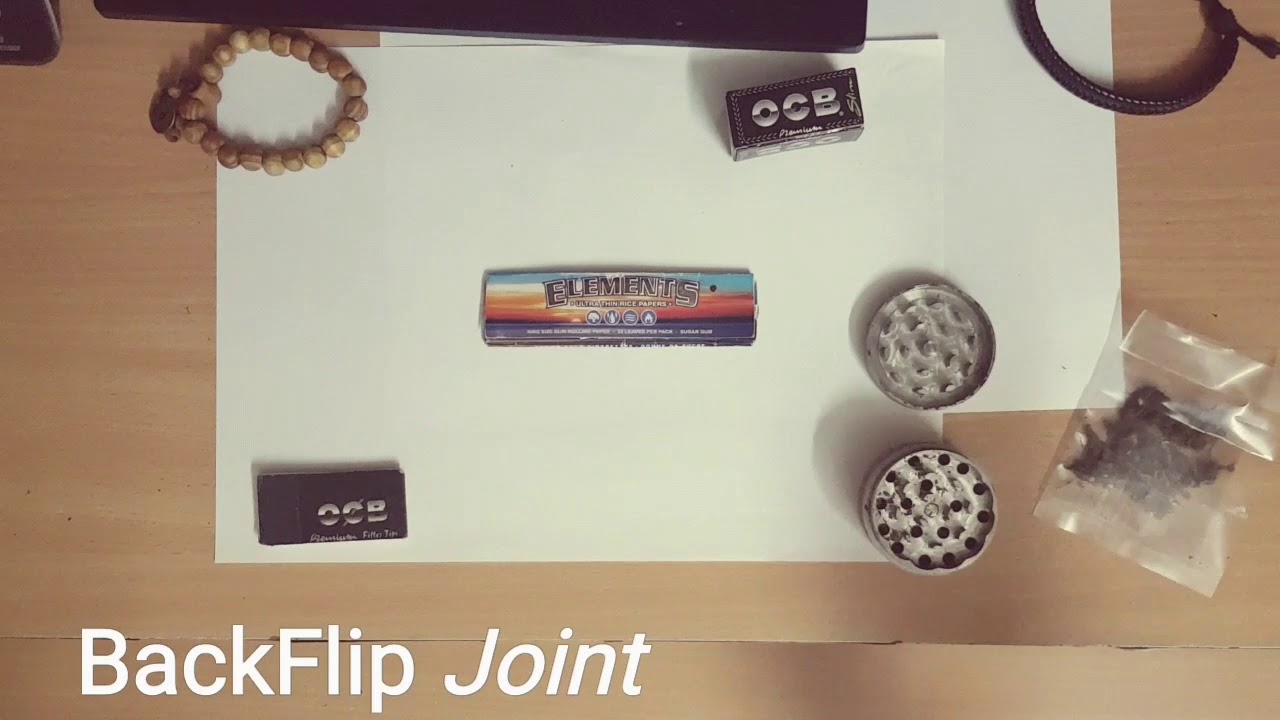 How to roll a Back flip joint (Hindi)