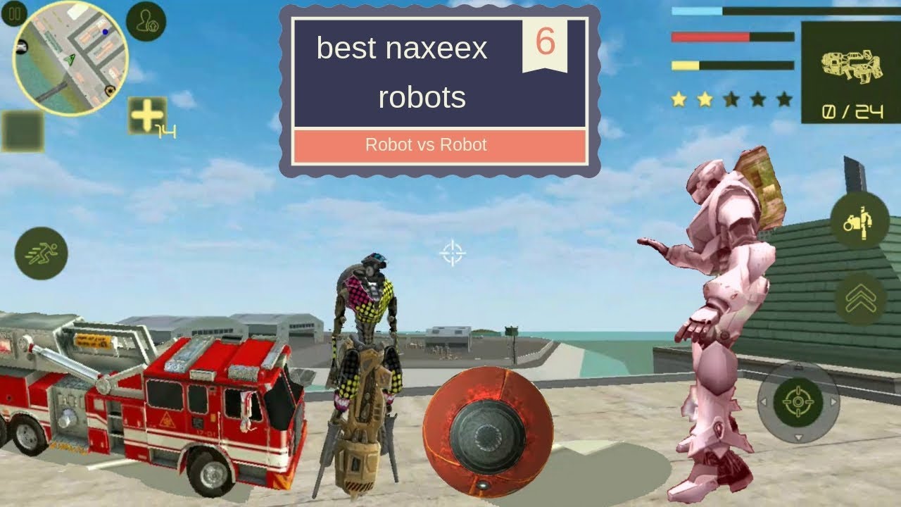 ► Various Type Of Naxeex Robots | Robot vs Robot Gameplay Walkthrough (Mobile Game) Under 100 MB