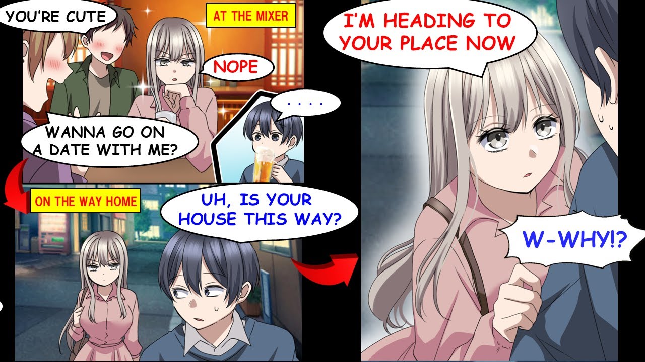 After the Mixer, the Gorgeous, Man-Hating Hottie Followed Me Back to My Place.[Manga Dub][RomCom]